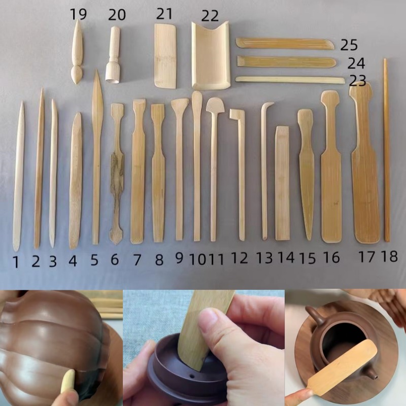 Wood Chisel Set - Ensemble d'outils de fabrication de théière