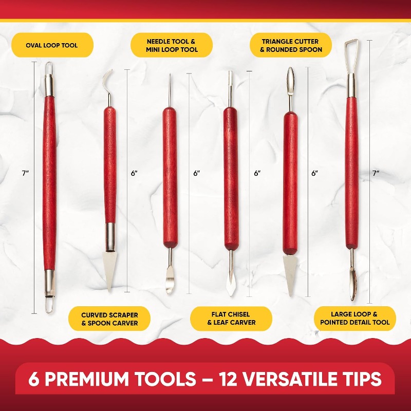 6 outils de modelage pour pote - Wood Chisel Set avis et prix