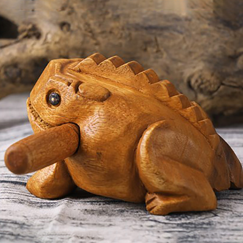 Grenouille en bois sculptée à  - Woodworking Resin avis et prix